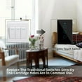 thumbnail image 4 of WiFi Smart wall Light Switch Glass Screen Touch,Alex Voice Control 1/2/3/4 Gang, 4 of 19