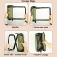 thumbnail image 4 of Yuarrent Silla plegable portátil para acampar, pesca, camping, resistente y duradera. carpas caqui, 4 of 6