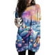 thumbnail image 5 of Camiseta navideña de manga larga para mujer, vestidos con bolsillos y cuello redondo de alce de dibujos animados, Jersey holgado informal de gran tamaño para otoño e invierno, 5 of 5