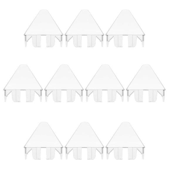 White 7/8" x 3" Pointed Vinyl Picket | Pack of 10