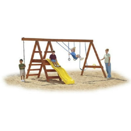 Swing N Slide Pioneer Swing Set Kitm Wood Slide Not Included Ne 4433