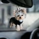 thumbnail image 5 of Colgante acrílico para coche con forma de cachorro | Llavero con forma de perro | Adorno giratorio para el salpicadero del coche o el espejo retrovisor, 5 of 7