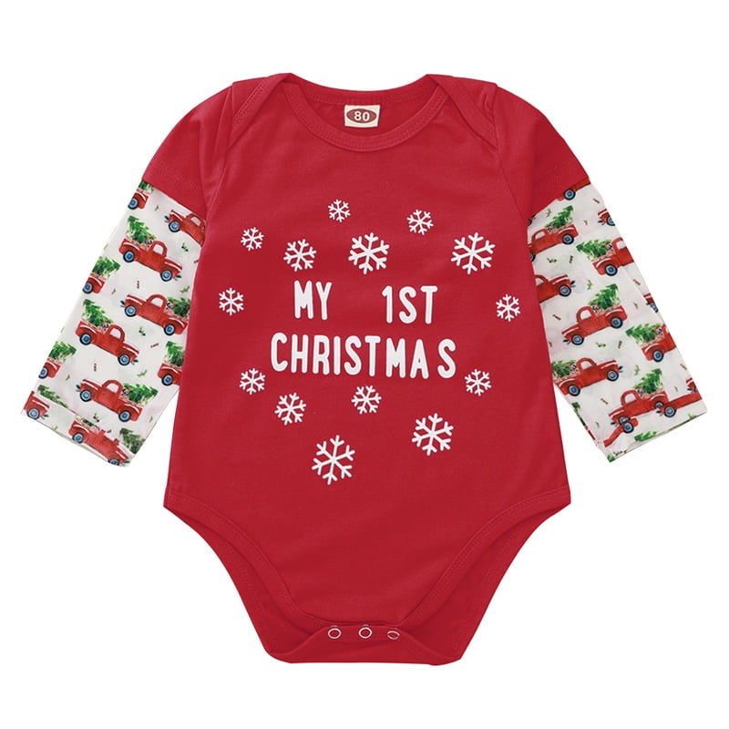 walmart baby first christmas outfit