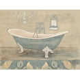 thumbnail image 2 of Grey, Jace 24x19 White Modern Wood Framed Museum Art Print Titled - Bath Blue, 2 of 4