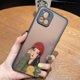 thumbnail image 3 of Matte Case for VIVO Y93 Y91C Y91 Y85 Y77 Y76 Y75 Y73 Y72 Y71 Y53 Y52S Y50 Y35 Y22 4G 5G Case D-Disney Princess Christmas Makeup, 3 of 5
