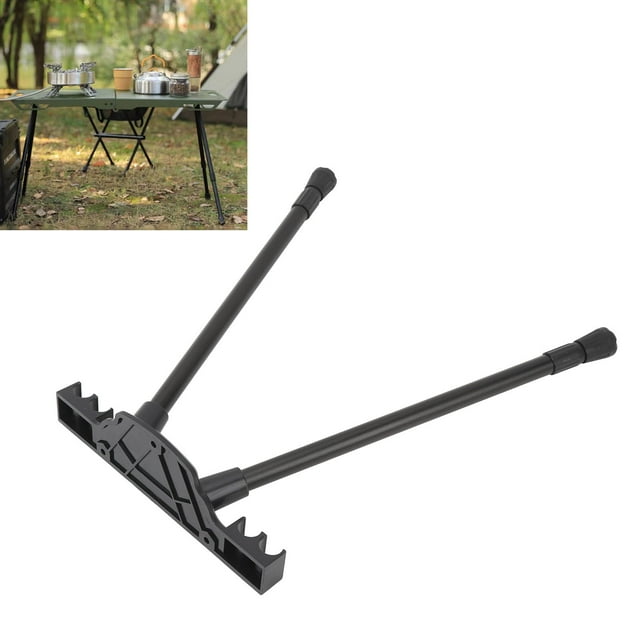Patas De Mesa Plegables Para Acampar, Bloqueo Seguro Estable, Altura Ajustable, Patas De Mesa De Centro Resistentes Desmontables Para Senderismo