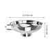 thumbnail image 3 of Kitchen Stainless Steel Funnel Salad Dressing Wide Mouth Funnel, 3 of 5