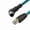 1 meter, variant on CEORPER 8Pin Male Right Angle to RJ45 Ethernet Cable Gigabit Shielded Waterproof