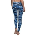 thumbnail image 7 of Blue/Black Camo Women's Casual Leggings - Camo Color Code 0051, 7 of 7