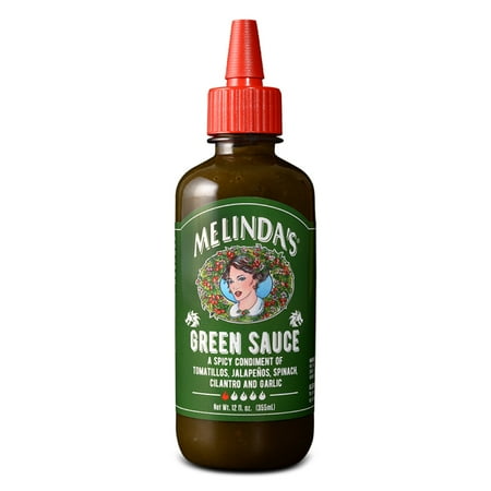 Melinda's Green Sauce, Spicy Tomato Jalapeno Condiment, 12 oz
