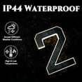 thumbnail image 2 of Solar Lighted House Numbers | 9 Inch Waterproof LED Address Signs for Outside with Night Visibility, 2 of 15