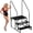 3 Steps with 2 Handrails, variant on 2 Step Heavy Duty Pool Ladder for Above-Ground Pools, RV Steps with Handrail, Anti-Slip Hot Tub Steps, Portable and Detachable Camper Step Stool for Spa, Mobile Home