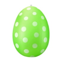TERGAYEE 24 Inch Easter Colorful Egg Inflatable Outdoor Decoration,Colorful Eggs Inflatable Easter Eggs Ornaments for Easter Indoor Outdoor Blow Up Yard Garden Lawn Decor