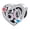 number-60, variant on NINGAN Sparkling S925 Clear Pave Number 21 Bead Charm for Women Moment Charm Bracelet