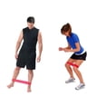 thumbnail image 2 of Banda elástica de látex con bucles, para yoga, pilates y gimnasio en casa, herramienta de ejercicio de 50 cm para entrenamiento de todo el cuerpo, 2 of 8