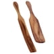 thumbnail image 3 of WORGEOUS 2 piezas de cocción herramienta de espátula de madera mango largo espátula de madera portátil espátula de cocinera antiadherente, 3 of 8