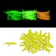 thumbnail image 1 of 50 piezas de pesca de agua salada señuelo de camarones de silicona anzuelo Amarillo Sharpla señuelos de pesca, 1 of 7