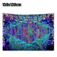 thumbnail image 2 of 150x130cm Tapiz Trippy espacial 3d, colcha psicodélica para colgar en la pared, decoración del hogar para habitación, 2 of 4