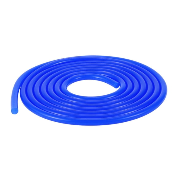 Unique Bargains 1 Pcs Silicone Vacuum Tubing Hose High Temperature 10Ft 1/8" 3mm ID 3mm Thickness Automotive Vacuum Line 130PSI Max Pressure Blue