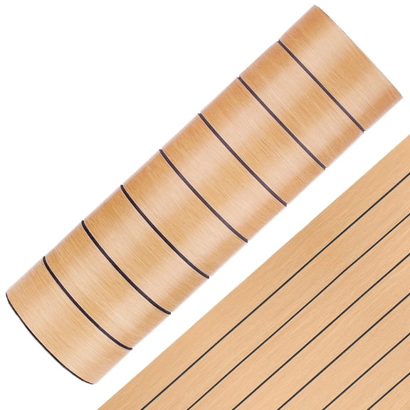 TOYMYTOY Self Adhesive Faux Wood Grain Wall Panel Sticker for Easy Modern Wall Makeover