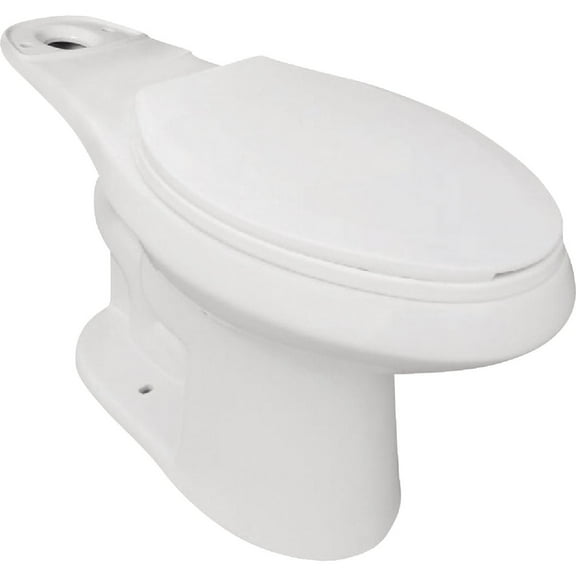 Compass Manufacturing Baltic White Elongated 17 In. Comfort Height Toilet Bowl