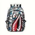 thumbnail image 4 of Get Noticed with MezyTicky's Lightweight Waterproof Shark Backpack - Perfect for Fashionable Teenagers!, 4 of 5