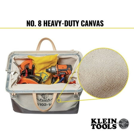 Klein Tools 5102-16 16 in. Canvas Tool Bag