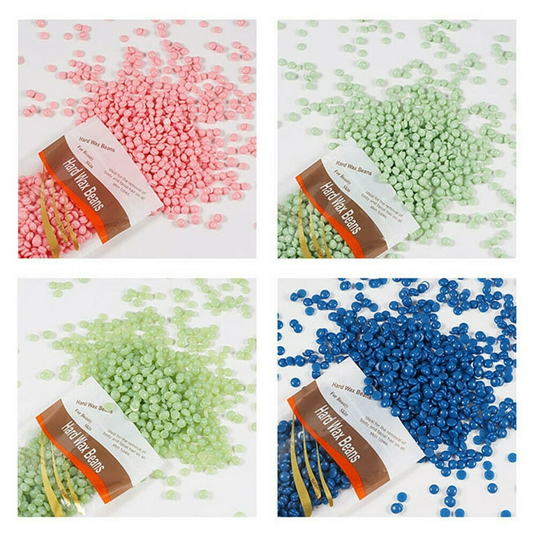 200g Natural Hard Wax Beans Beads for Painless Body Hair Removal Waxing Warmer