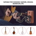 thumbnail image 5 of Aibecy Acoustic Electric Bass Guitar Wall Mount Hanger All Size Solid Black Metal Hook Multifunction Sturdy Holder for Guitars, 5 of 7