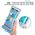 thumbnail image 6 of Tuphregyow Universal Phone Pouch IPX8 Phone Case For Beach Underwater Cellphone Dry Bag With Lanyard Fits All Phones Up To 7.2IN Light Blue, 6 of 8
