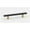 Champagne / Matte Black, variant on Alno A2802-35-MB Vita Bella 3-1/2" Center To Center Modern Smooth Bar Cabinet Pull - Black