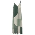 thumbnail image 6 of Sage Green Sleeveless Dress Loose Women's Dress Dresses Luxury Evening Dresses, 6 of 9