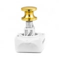 thumbnail image 3 of Five Oceans Polished Brass Keyless Push Button Latch FO91, 3 of 5