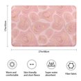 thumbnail image 3 of Pink Marble Gold Pattern Bathroom Rugs Mat,Non Slip Microfiber Bathroom Rug,Rubber Backing,Soft Bathroom Mats for Bathroom Floor,Tub and Shower,17x27in(43x68cm), 3 of 5