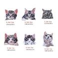 thumbnail image 3 of Fashionable Cats Embroidery Patches Creative Pattern Stylish Appliques for Clothing and Textiles Accessories, 3 of 9