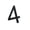 E, variant on Acrylic Digital House Number 4 3D Dimensional Address Plaque for Modern Apartment Mailbox Office Door Identification Waterproof Self Adhesive Sign, 2 Inch