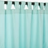Sunbrella Canvas Glacier Outdoor Curtain with Tabs 50 in. x 96 in