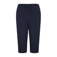 thumbnail image 7 of Women's Stretchy Yoga Leggings Summer Knee Length with Pockets Comfy, 7 of 7