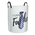 thumbnail image 2 of Bingfone Happy Father'S Day Waterproof Foldable Laundry Hamper Bucket With Handles For Storage Bin,Clothes Hamper (Small), 2 of 8