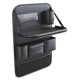 thumbnail image 5 of Organizador para asiento trasero de coche, plegable, negro, de gran capacidad, multiusos, estable, con múltiples bolsillos, bolsa de almacenamiento, 5 of 8