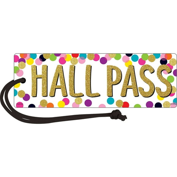 Confetti Magnetic Hall Pass [TCR77394]