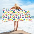 thumbnail image 2 of RXIRUCGD Serviette de Plage Imprimée Mode Serviette de Bain en Microfibre Serviette de Natation Serviettes de Piscine Surdimensionnées, 2 of 3