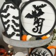 thumbnail image 2 of 4pcs Ghost Decors Standing Tray Sign Decor Halloween Party Favors  B, 2 of 6