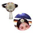thumbnail image 2 of Korean Styles Floral Pearls Headband Comfortable and Stylish Hanbok Headwear Accessory for Festivals and Celebrations, 2 of 21