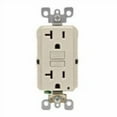 thumbnail image 2 of Leviton GFNT2-T GFCI Receptacle, 20A, 125V, Slim, Light Almond, 2 of 2