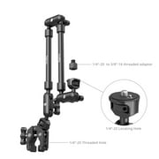 SMALLRIG 22 Magic Arm w Clamp, Overhead Phone Mount, Flexible Desk Camera Mount & Clamp, Articulating Friction Boom Arm w Thread Adapter, for Light, Webcam, Mic, Action Camera 4766