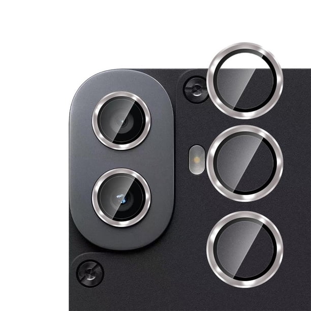 SGACAI Protector de cámara 3D de cristal para teléfono CMF, lente de cristal templado HD, metal H7