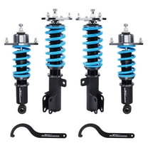 MaXpeedingrods Coilover for Toyota Corolla E140 E150 E160 E1790 2009-2019, for Toyota Matrix E140 2009-2014, 24 Levels Damping Adjustable Suspension Kit Strut, T6 Upgraded Lowering Kits Blue
