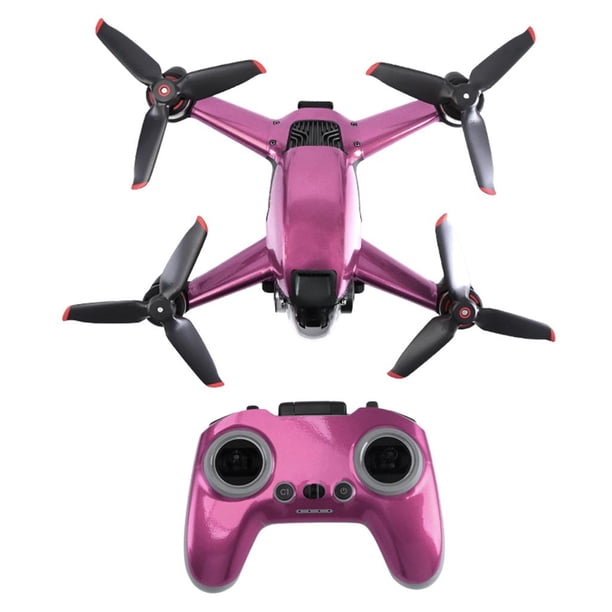 rc pegatinas Adhesivo De Piel, Fluorescente, Accesorios Para Drones, Pegatina Para Drones Para Piezas DJI FPV Rosa Rosa Magideal rc pegatinas