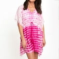 thumbnail image 2 of Elsie & Zoey Ayah One Size Hibiscus Tie Dye Swimsuit Cover Up for Women, 2 of 6